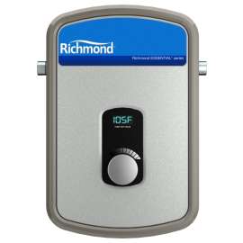 Richmond Essential Series RMTEX-18 Electric Water Heater, 75 A, 240 V, 18 kW, 0.998 % Energy Efficiency, 1.5 to 5 gpm