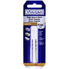 Vulcan Jobber Length Drill, 5/64 In Dia X 2 In L, Straight Shank, High Speed Steel
