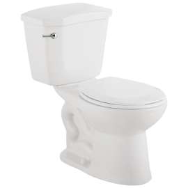 Foremost TT-8297-WL3 Two-Piece Toilet, Elongated Bowl, 1.6 gpf Flush, 12 in Rough-In, 17 in H Rim, Vitreous China, White