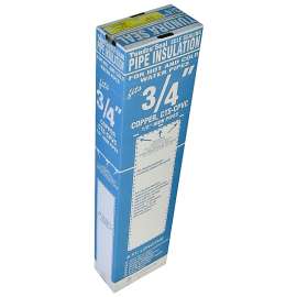 Tundra 30781T/PR38078TW Pipe Insulation, 3/8 to 4 in ID Dia, 6 ft L, Polyethylene Foam, Black