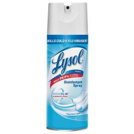 Lysol 34052-ERL Disinfectant Spray, 350 g, Liquid, Crisp Linen, Clear