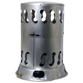 Mr. Heater F270490 Convection Heater, 20 lb Fuel Tank, Propane, 30000 to 80000 Btu, 2000 sq-ft Heating Area