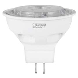 Feit Electric BPBAB/930CA LED Lamp, Track/Recessed, MR16 Lamp, 20 W Equivalent, GU5.3 Lamp Base, Dimmable, Clear