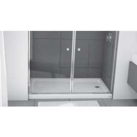 BOOTZ 010-1100-00 Shower Base, 60 in L, 32 in W, 5 in H, Steel, White, Alcove Installation