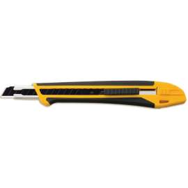 OLFA 1075449 Utility Knife, 9 mm W Blade, Stainless Steel Blade, Cushion-Grip Handle
