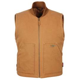 Mobile Warming MWJ18M14-16-06 Foreman Vest, 2XL, Men's, Fits to Chest Size: 48 in, Cotton, Tan