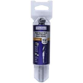 Vulcan Jobber Length Drill, 7/8 In Dia, 1/2 In Reduced Shank, High Speed Steel