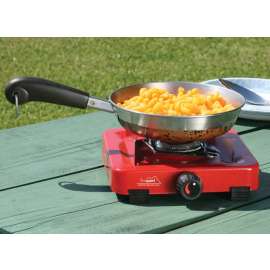 Texsport 14204 Single Burner Stove, Propane, 5000 Btu, Steel