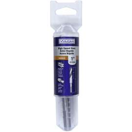Vulcan Jobber Length Drill, 1 In Dia, 1/2 In Reduced Shank, High Speed Steel