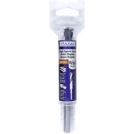 Vulcan Jobber Length Drill, 9/16 In Dia, 3/8 In Reduced Shank, High Speed Steel