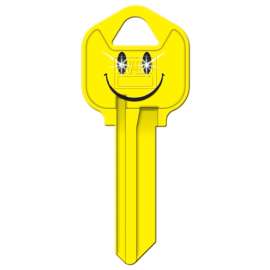 HY-KO 16005KW1-16 Key Blank, Brass, Nickel, For: Kwikset KW1 Keyways