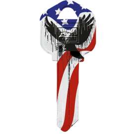 HY-KO 16005KW1-31 Key Blank, Brass, Nickel-Plated, For: Kwikset KW1 Keyways