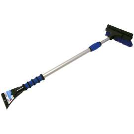 Mallory 581-E Telescoping Sport Utility Snow Broom, 51 in L x 3-3/4 in W, Lightweight Aluminum