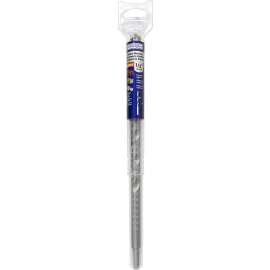 Vulcan Masonry Drill Bit, 1/2 In Dia X 13 In L, Wide Spiral Flutes, Straight Shank, Nickel Chrome Plated