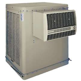 Champion-Essick RWC50 Evaporative Cooler, 9 gal Tank, 2-Speed, 115 V, 10.5 A, Cool Sand