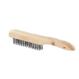Richard 03251 Wire Brush, 1 in W Brush, Carbon Steel Bristle, 5 in L Handle