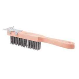 HYDE Richard 03257 Wire Brush, 1-1/2 in L Trim, Carbon Steel Bristle