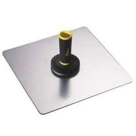 Richard 07707 Drywall Hawk with Swivel Ring System, 13 in L Blade, 13 in W Blade, Aluminum, Ergonomic Handle