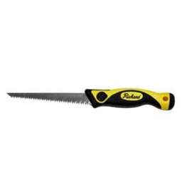 Richard 18818 Jab Saw, 6 in L Blade, Steel Blade, Ergonomic Handle, Rubber Handle