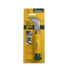 Richard 05511 Long Point Flooring Knife, Chrome Vanadium Steel Blade, Ergonomic Handle, Birchwood Handle