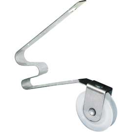 Prime-Line B 512 Roller Assembly, 1 in Dia Roller, 1/4 in W Roller, Steel, Gray, 2-Roller