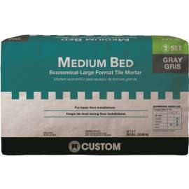 CUSTOM MGMM50 Premium Mortar, White, Powder, 50 lb Bag