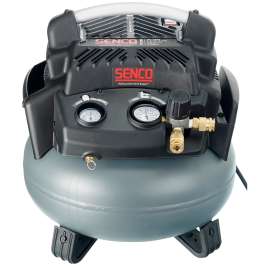 SENCO PC1280 Air Compressor, 6 gal Tank, 1.5 hp, 115 V, 150 psi Pressure, 2.8 scfm Air