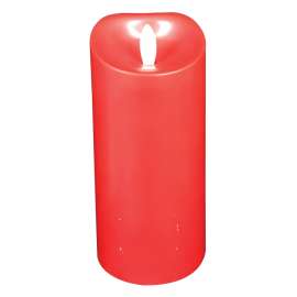 Hometown Holidays 25307 Christmas Candle, 7 in Candle, Cinnamon Fragrance, Red Candle