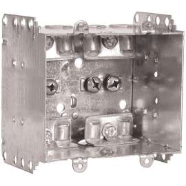 HUBBELL 2104LLEU2BAR Device Box, 2 -Gang, Metal