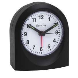 Westclox 47312 Alarm Clock, Black Case
