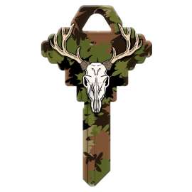 SC1 KEYBLANK DEER W/CAMOUFLG