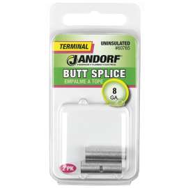 Jandorf 60765 Butt Splice Connector, 8 AWG Wire, Copper Contact