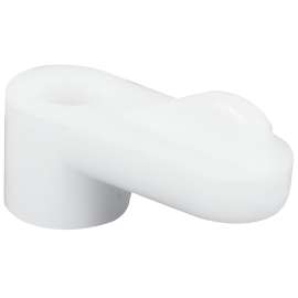 Make-2-Fit PL 7773 Window Screen Clip with Screw, Plastic, White