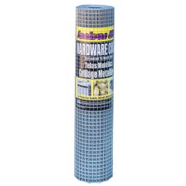 Jackson Wire 11031813 Hardware Cloth, 25 ft L, 24 in W, 1/2 in Mesh, Galvanized