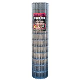 Jackson Wire 10 01 26 14 Welded Wire Fence, 50 ft L, 48 in H, 2 x 4 in Mesh, 12.5 ga Gauge, Galvanized
