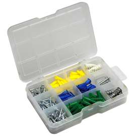 Onward AK02R Anchor Kit, Nylon/Plastic/Steel, 160-Piece