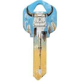 HY-KO 16010KW1-29 Key Blank, Brass, Nickel, For: Kwikset KW1 Keyways