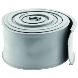 Prime-Line CCGD12127 Garage Door Weatherstrip, 2-7/8 in W, 5/64 in Thick, 9 ft L, Vinyl, Gray