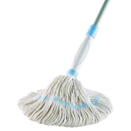 Quickie HomePro 035-4 Wet Mop, Ergonomic Handle, Cotton Mop Head
