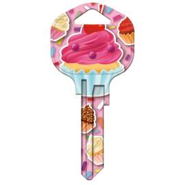 HY-KO 15005KW1-CPBL Key Blank, Brass, Nickel, For: Kwikset KW1 Keyways