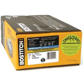Bostitch C6P90BDG Siding Nail, 2 in L, Steel, Thickcoat, Smooth Shank