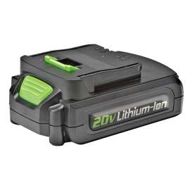 Genesis GLAB20A Lithium-Ion Battery Pack, 20 V Battery, 1500 mAh, 240 min Charging