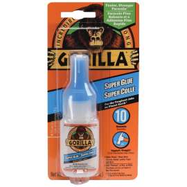Gorilla 7805201 Super Glue, Liquid, White, 20 g Bottle