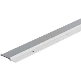 M-D 69644 Door Sweep, 36 in L, 2-1/4 in W, Aluminum Flange, Vinyl Insert