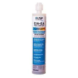 MiTek EA-10 Epoxy Adhesive, Liquid, Black/Gray, 9.4 oz Cartridge