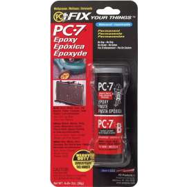 PROTECTIVE COATING PC-7 027776 Epoxy Adhesive, Gray, Paste, 2 oz Pack