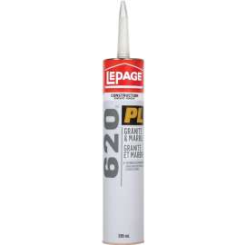 LePage 1658765 Granite and Marble Adhesive, Tan, 295 mL Cartridge