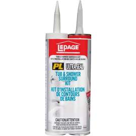 LePage 1442490 Tub Surround Adhesive, Tan, 295 mL Cartridge