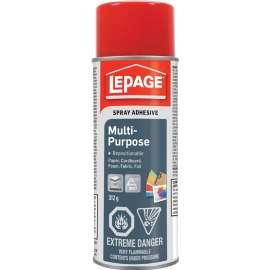 LePage 1726249 Multi-Purpose Adhesive, White, 24 hr Curing, 311.8 g Can