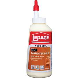 LePage Pro Series 649429 Carpenter's Glue, Yellow, 800 mL Bottle